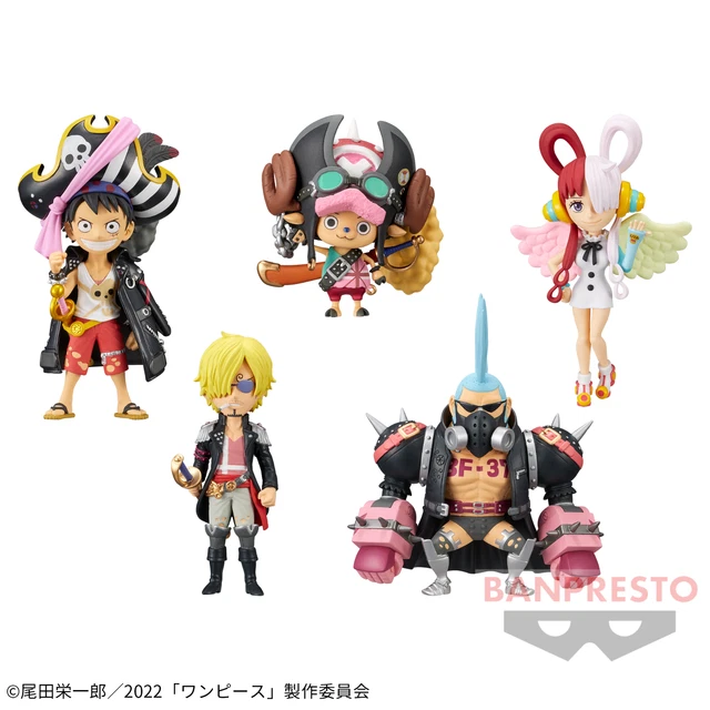 ONE PIECE FILM Red World Collectable Figure Vol.1 5 Set Uta Luffy
