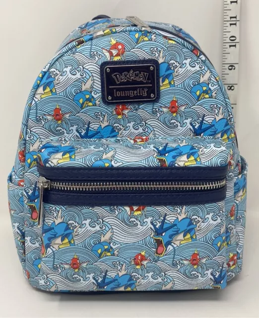 Pokemon Loungefly Gyarados Magikarp Waves AOP Mini Backpack Brand New With Tags