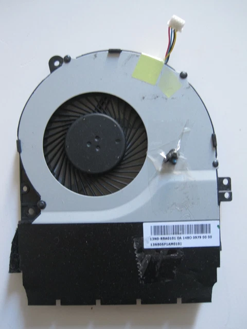 Ventilateur De Refroidissement CPU Pour Portable Asus X552 - 4 Broches, 5V - Remplacement Compatible X552CA, X552CL, X552EA, Etc.