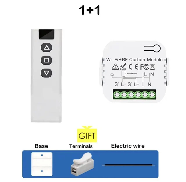 Kit Controllo Radio Per Tapparelle | Telecomando + Ricevitore | Senza Fili Per Persiane E Tende - Foto 2