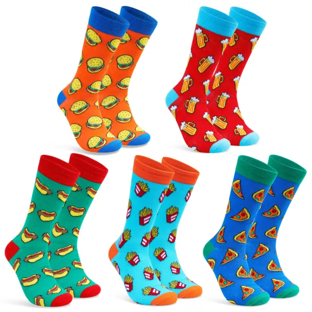 CityComfort Mens Socks, Multipack of Funny Socks for Men