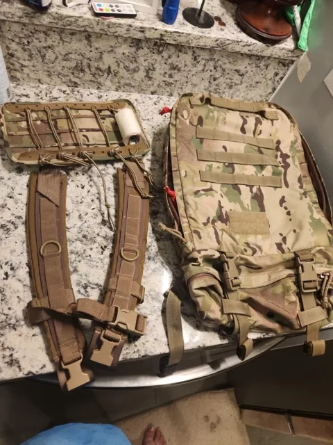 Tssi Tacops M-9 Assault Medical Pack Combat Medic  Multicam Ocp W/ Eagle Straps