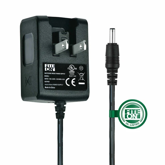 UL 5ft 5V 2A Charger Power Adapter for Double Power DOPO Internet Tablet T711