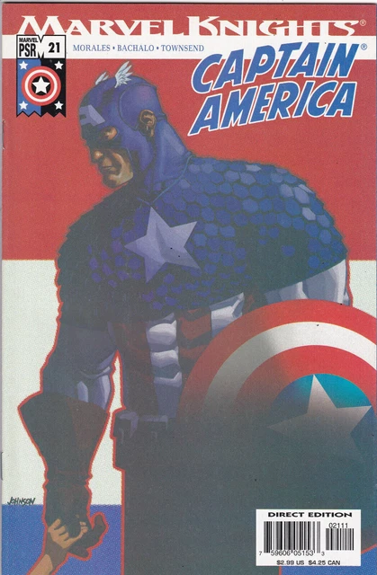 Captain America #21, Vol. 4 (2002-2004) Marvel Knights,High Grade Comic