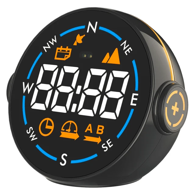 Car LCD Digital Display Head Up GPS Indicator MPH KMH Overspeed Alarm Universal