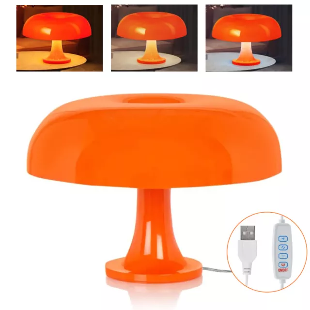 Pilzlampe 12W Minimalistisch Mushroom Retro Designer Lamp Vintage Modern Tisch