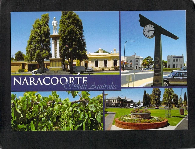 B9474 Australia SA Naracoorte War Memorial Clock postcard
