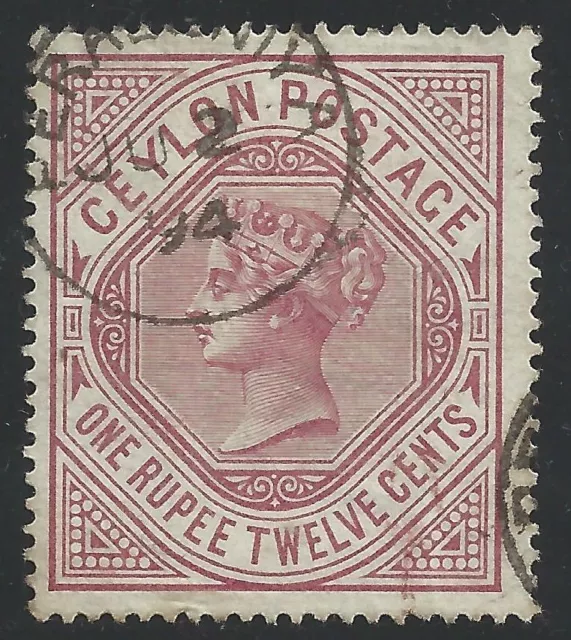 1887 CEYLAN - SG nÂ° 201 1r12 mat/rose OCCASION