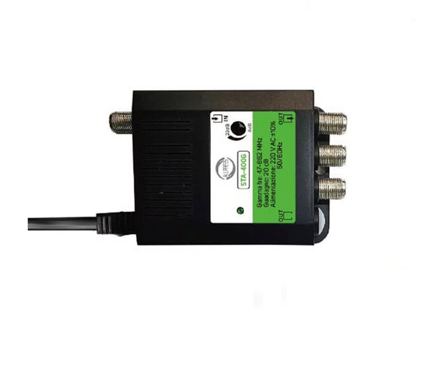 Amplificatore Segnale TV LEOFLÀ - 3 Uscite, Per Antenne Digitali E Analogiche, Compatto 8x5.5x3cm - Foto 10