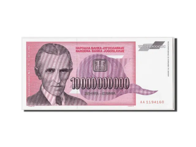 [#306555] Banknote, Yugoslavia, 10,000,000,000 Dinara, 1993, UNC