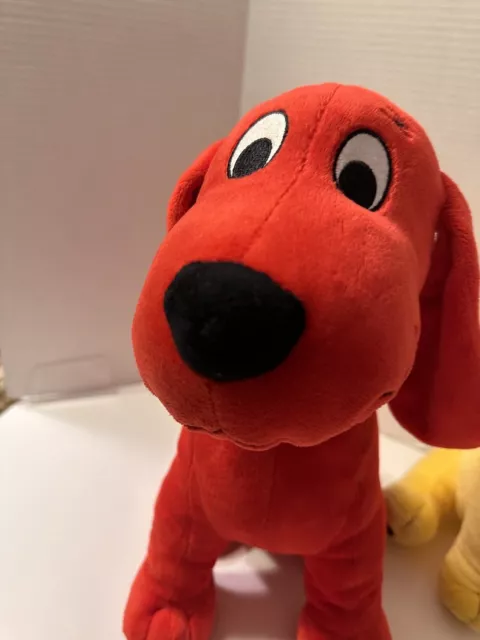 Vintage Kohls Care Big Red Dog Clifford and T-Bone Plush Stuffed Animal Lot Of 2 2