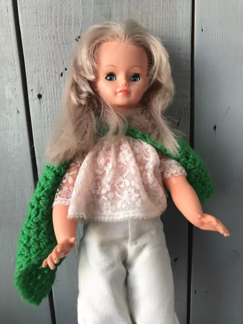 Ancienne Poupee Cathy De Bella Blonde Aux Yeux Bleu