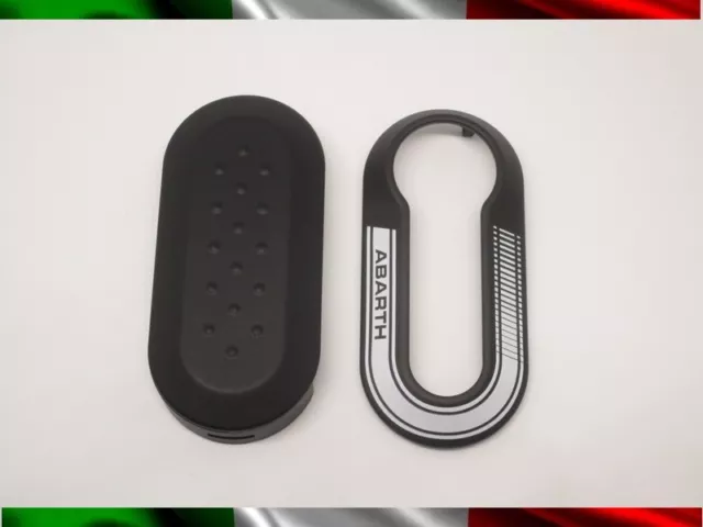 Abarth Genuine Key shell Remote Cover FIAT 500 PUNTO EVO BRAVO PANDA 500L badge