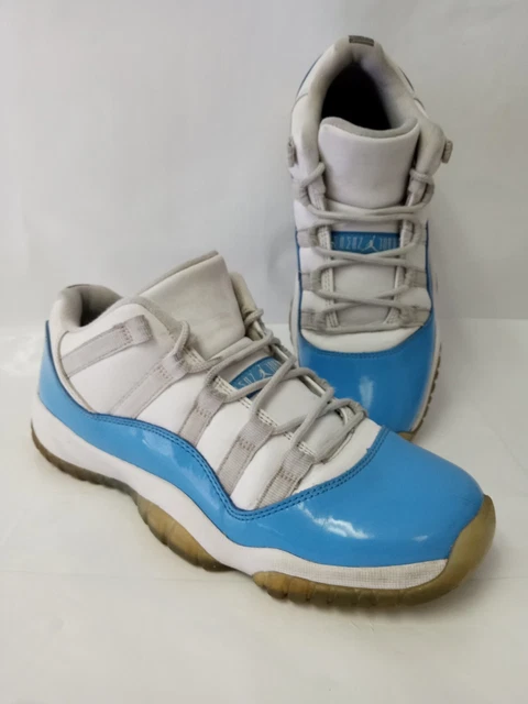 Nike Boys Air Jordan 11 Low 528896-106 Blue Basketball Shoes Sneakers Size 7Y