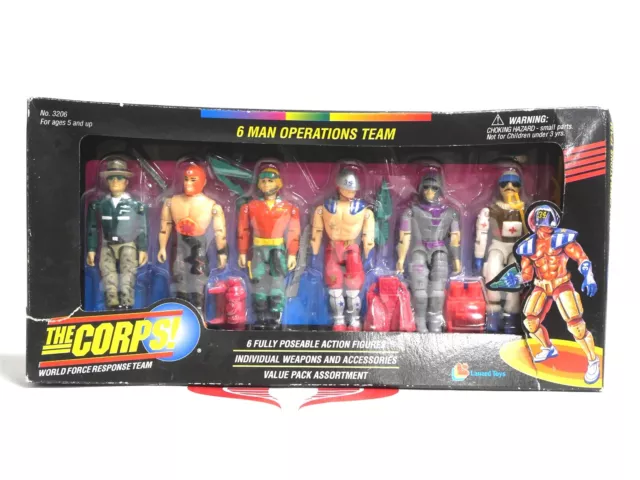 THE CORPS ACTION Figure 6 Man Operation Team SET 1992 Lanard MOC $145.
