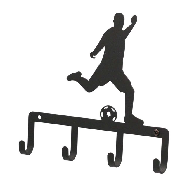 Village Wrought Iron Soccer Player - Key Holder