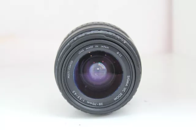 SIGMA AF 28-70mm F3.5-4.5 Zoom Lens Minolta A Sony Alpha Mount 139B22