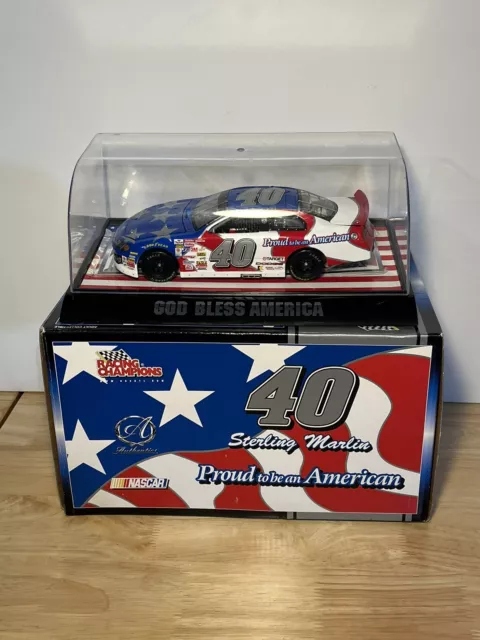 1/24 nascar diecast, Sterling Marlin #40, Proud To Be A American Car, Racing Cha