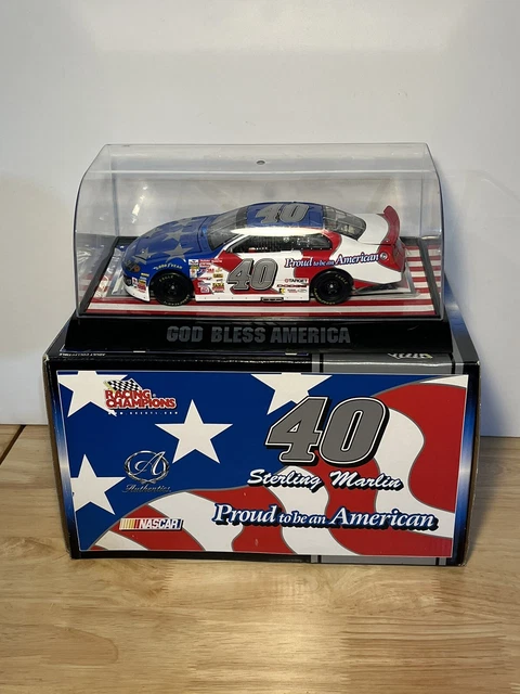 1/24 nascar diecast, Sterling Marlin #40, Proud To Be A American Car, Racing Cha