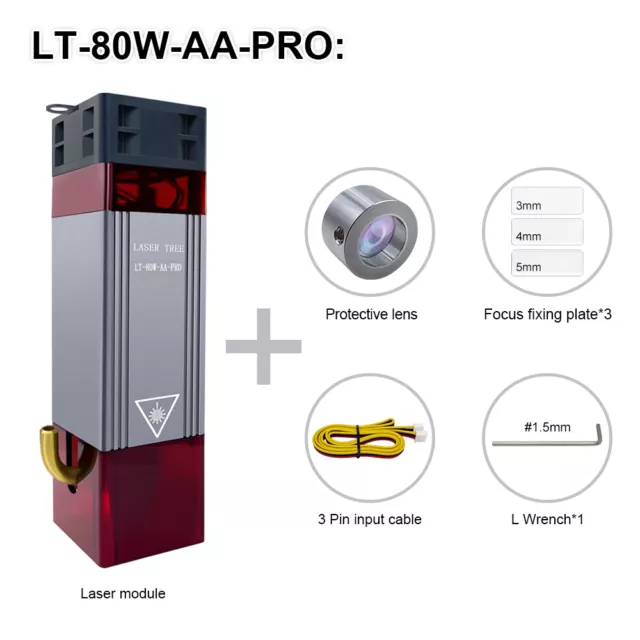 10W Optical Power 12V/24V Laser Module Head for Engraver Cutting Machine Tools