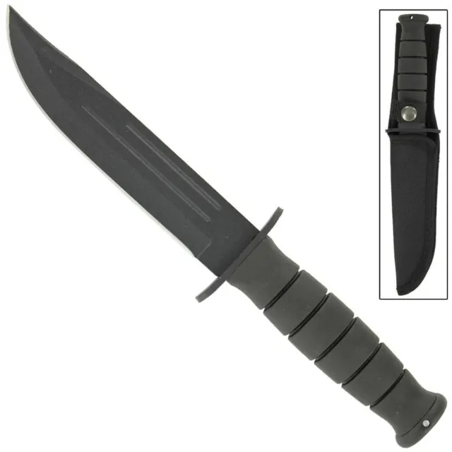 MARINE RAIDER Combat Tactical Survival Knife Fixed Blade Stainless Steel Hunting