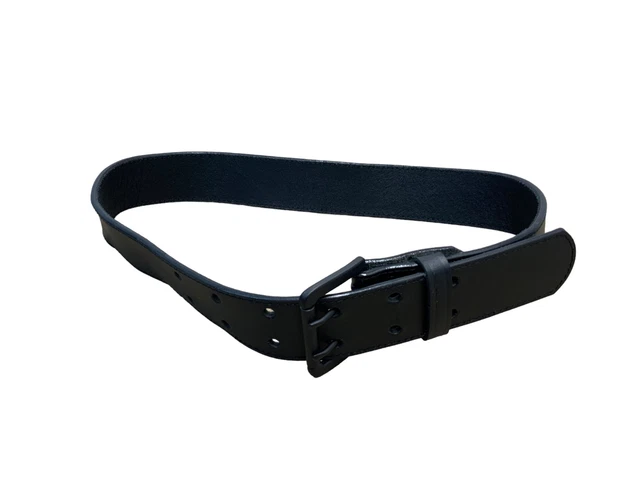 Protec Black Leather 2" Duty Belt With Black Buckle