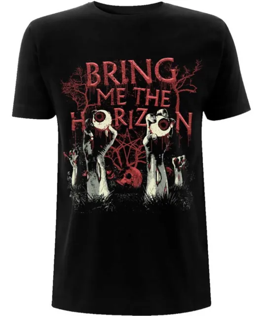 Bring Me The Horizon 'Graveyard Eyes' (Nero) T-Shirt - NUOVO E UFFICIALE!