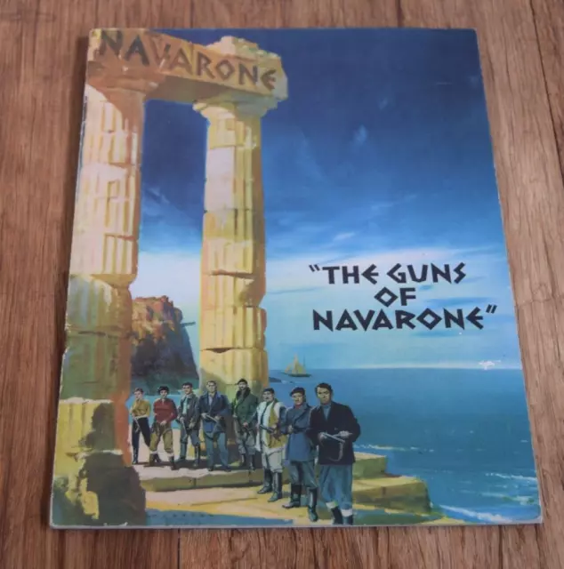 Ww2 Original 1961 The Guns Of Navarone Colour Film Programme