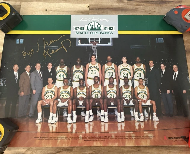 Supersonics Smiling Picture Team Ray Allen Of The Seattle