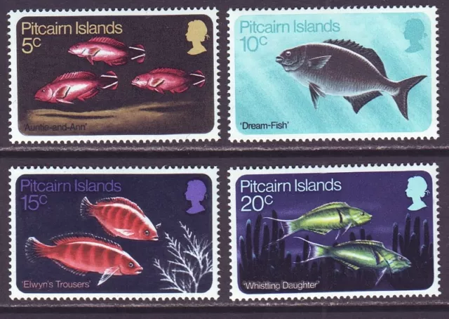 Pitcairn Islands 1970 SC 114-117 MNH Set Fish