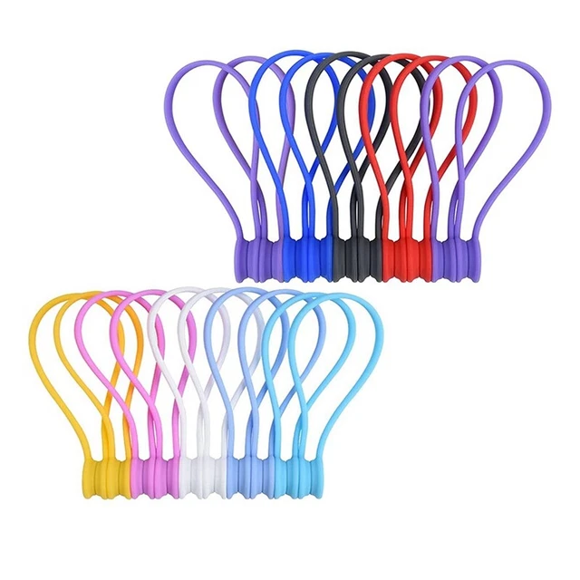 2X(20 PCS, Serre-Câbles Magnétiques de Support de Câble de 7,48 Pouces K9D8)8)