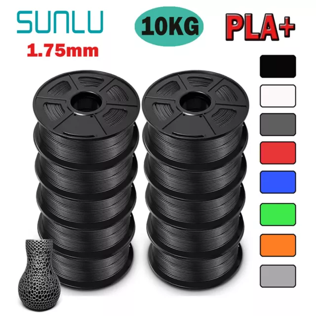 SUNLU PLA Plus Filament 5/10kg 3D Printer Filament No Knots 1.75mm