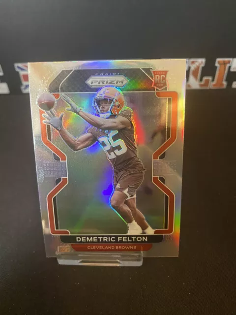 2021 Prizm DEMETRIC FELTON Rookie Silver #411 B2-T3