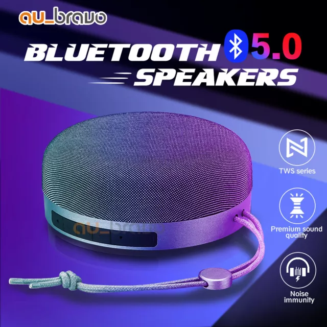Waterproof Wireless Bluetooth Speakers Handsfree Mic Bathroom Shower Speaker