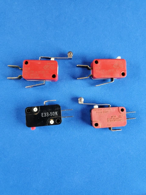 Cherry Roller Pressure Switch Lot of 4