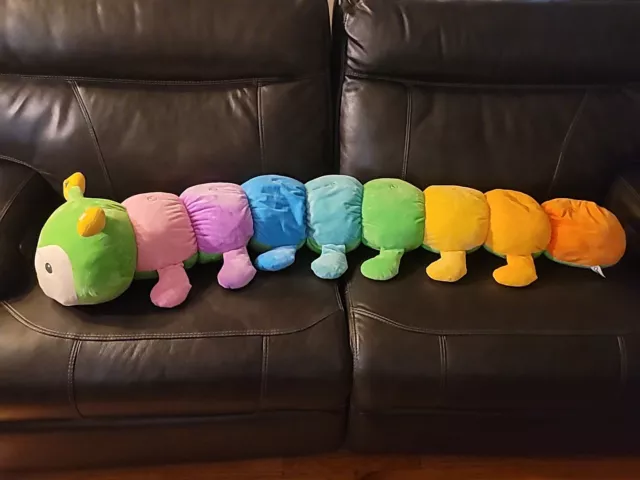 GOFFA CATERPILLAR PLUSH Musical Rainbow Huge 60 Inches Camp School Daycare ABCs 24.00 PicClick