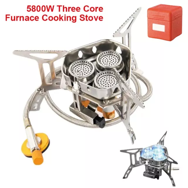 Portable Compact Gas-Burner Fishing Outdoor Cooking Camping Picnic Cook Stove UK