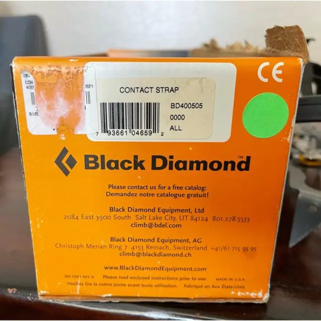Black Diamond Crampons Sabretooth Mountain Climbing Security Adjustable 6