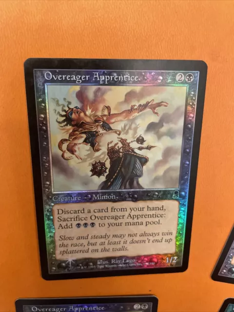 MTG - Overeager Apprentice - FOIL - Odyssey - Light Play