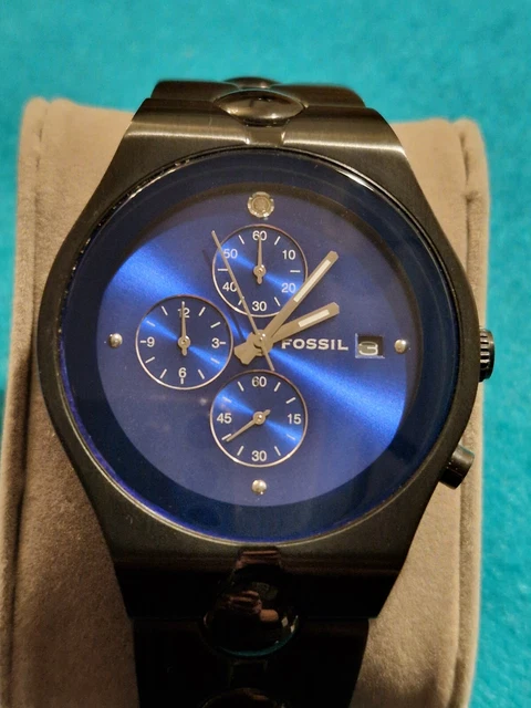 FOSSIL ARKITEKT FS 2710 Blue Dial Stainless Steel Men s Watch RUNS 7316 15.47 PicClick UK
