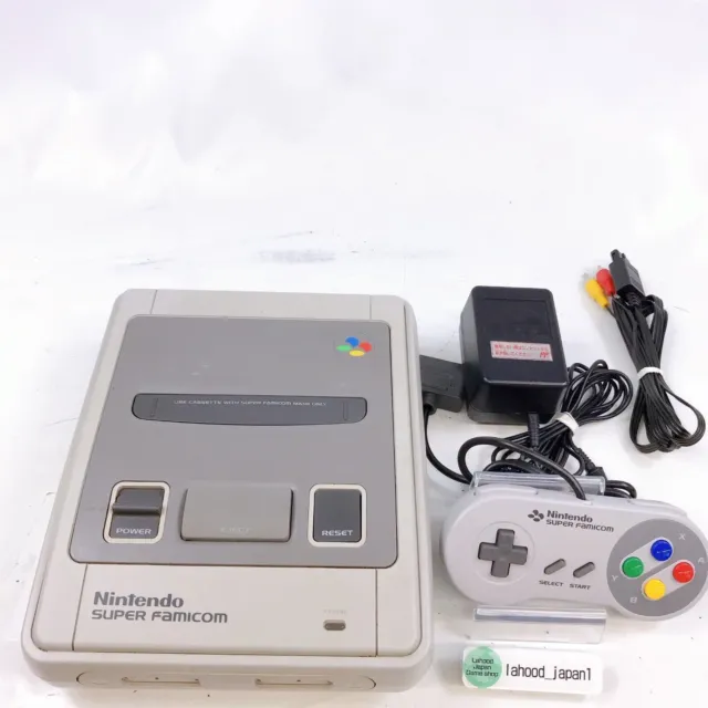 Nintendo Super Famicom Later model APU1 Console controller tested working japan 2