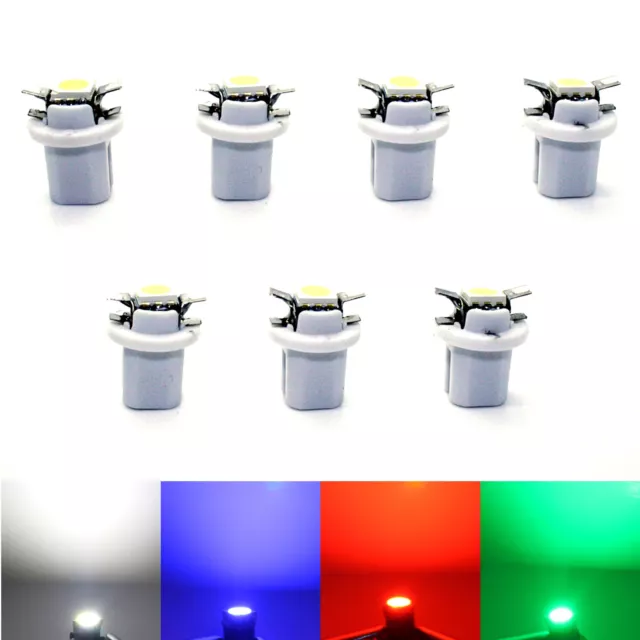 7x LED Apto para Audi 80 B3 B4 1986-1996 Velocímetro Tacómetro Blanco Rojo Azul