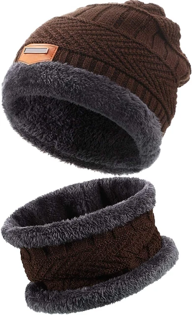 2022 New Gorros Gorras De Invierno Para Hombre Sombrero El Frio Bufanda De Moda