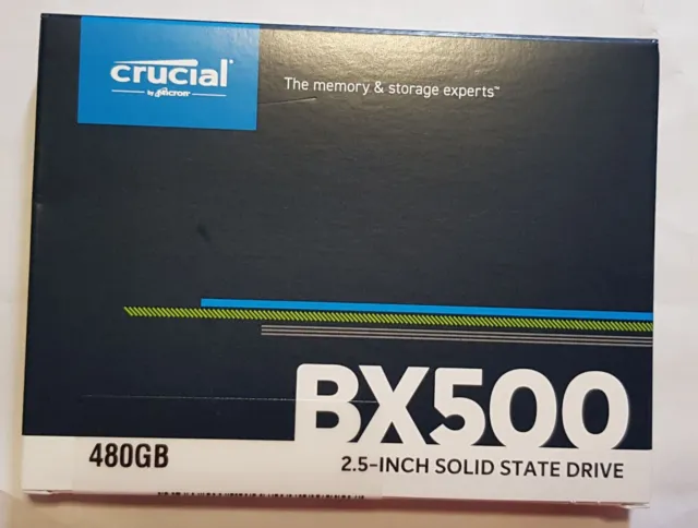 Crucial 480GB - BX500 2.5-Inch Solid State Drive - Internal SATA 6Gb/s SSD