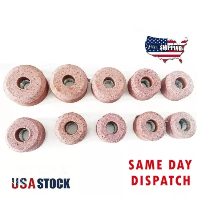 Valve Seat Grinding Stones Set For Sioux Holder Thread 10Pcs 11/16" USA WHTE All