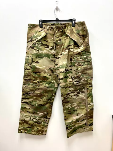 USGI Issue Apecs Gen II Gore Tex OCP Multicam Cold/Wet Weather Pants Large Short