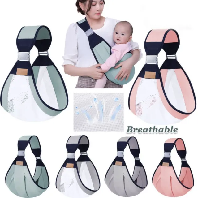 Sac Envelopper Porte-bébé Bague en anneau Tenue avant Porteur pour tout-petits