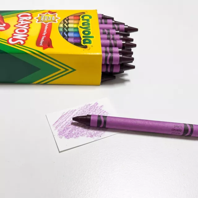 Bulk Crayola Crayons - Vivid Violet - 24 Count - Single Color Refill x24
