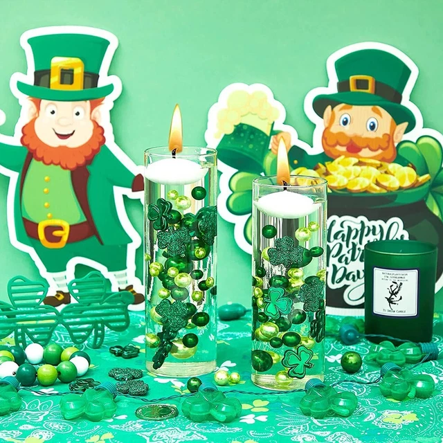 Cuentas flotantes de alta calidad 2036 piezas perla de agua clara adorno Shamrocks
