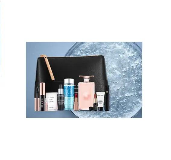 LANCOME Skincare/Cosmetic Gift Set - 10 Items New Perfume
